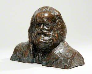 Maquette for the Bronze Head for the Karl Marx Memorial, Highgate Cemetery, London