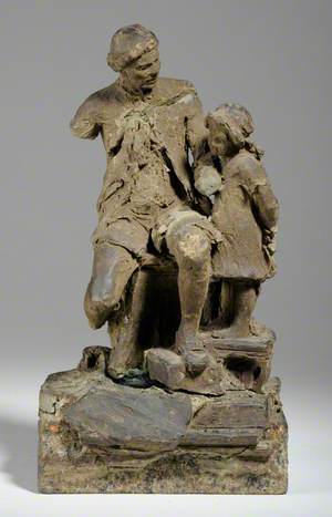 Maquette for 'Joshua Reynolds (1723–1792), Seated with Child'