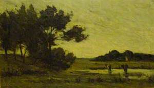 Landscape with Cattle near Wool, Dorset