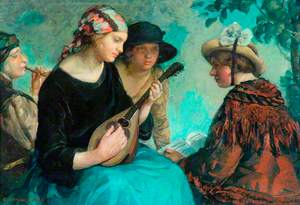 Girl with a Mandolin