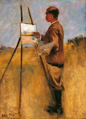 Arnold Priestman (1854–1925), Sketching