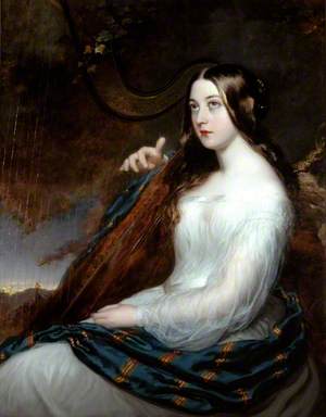 Sarah Curran (1782–1808), Playing the Harp