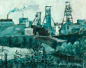 Coal Mine in a Landscape