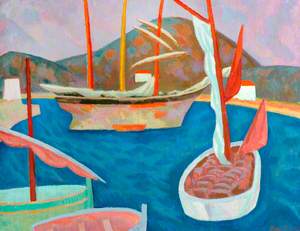 Boats in a Harbour (St Tropez)