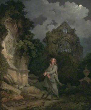 A Philosopher in a Moonlit Churchyard