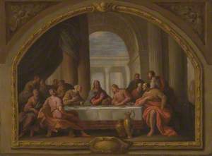 Sketch for ‘The Last Supper’, St Mary's, Weymouth
