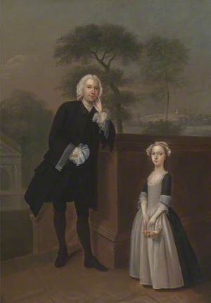 Portrait of an Unknown Man with His Daughter