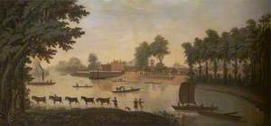View of Shepperton on the River Thames