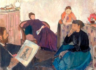 1948, oil on canvas by Geoffrey Arthur Tibble (1909–1952)
