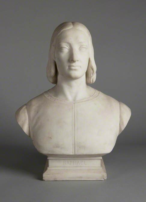 Cast of a bust of Michelangelo, Works of Art, RA Collection