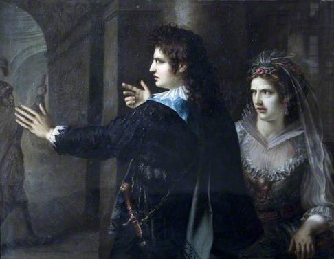 hamlet and gertrude bedroom scene