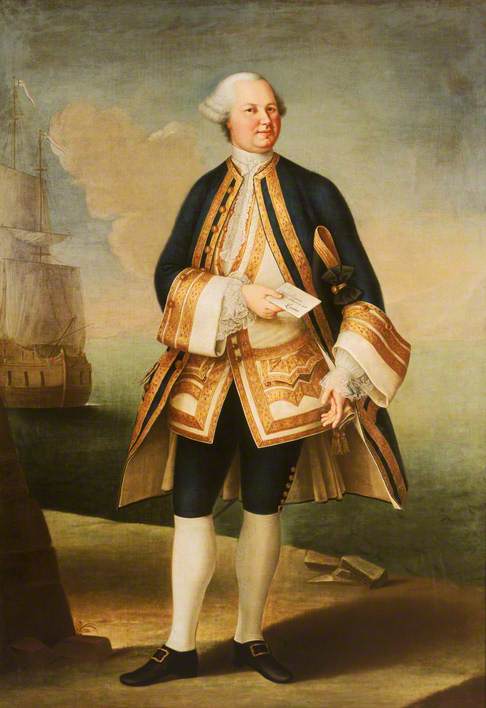 Captain Sir Edward Hughes, c.1720–1794