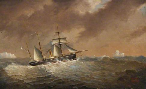 The Gunboat HMS 'Goldfinch'