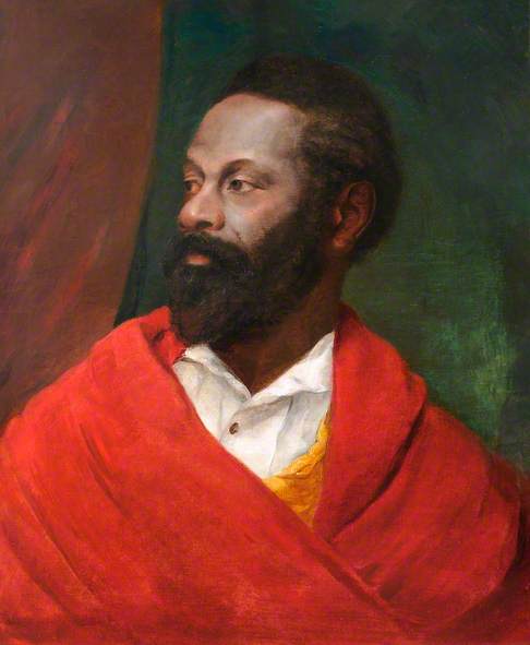 Unknown Portrait of Bearded Man with Red Cloak