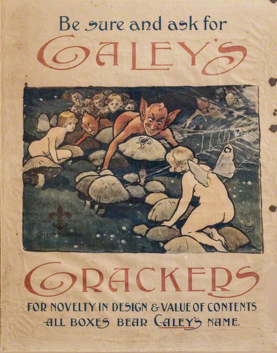 Design for a Poster, 'Caley's Crackers'