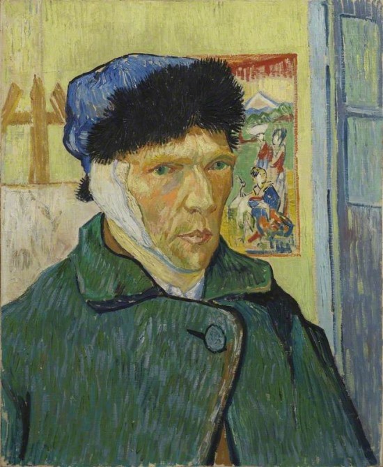 Audio description of 'Self-Portrait with Bandaged Ear' by Vincent van Gogh