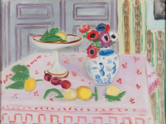 Audio description of 'The Pink Tablecloth' by Henri Matisse