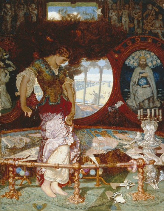 Audio description of 'The Lady of Shalott' by William Holman Hunt