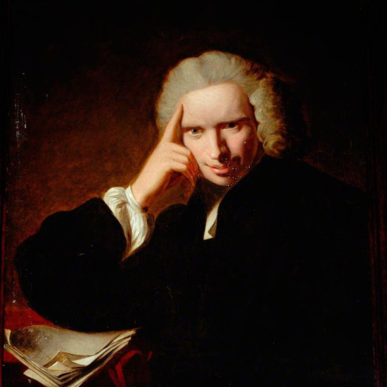 Laurence Sterne (after Joshua Reynolds) (detail), oil on canvas by William Etty (1787–1849). Image credit: York Museums Trust.