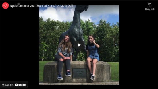 Sculpture near you: 'Startled Horse'