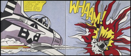 Audio description of 'Whaam!' by Roy Lichtenstein