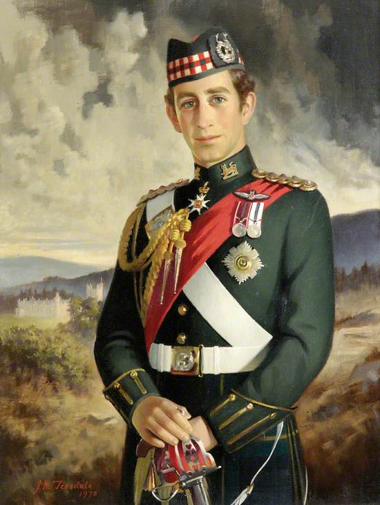 Charles III (b.1948), when HRH The Prince of Wales, Colonel-in-Chief
