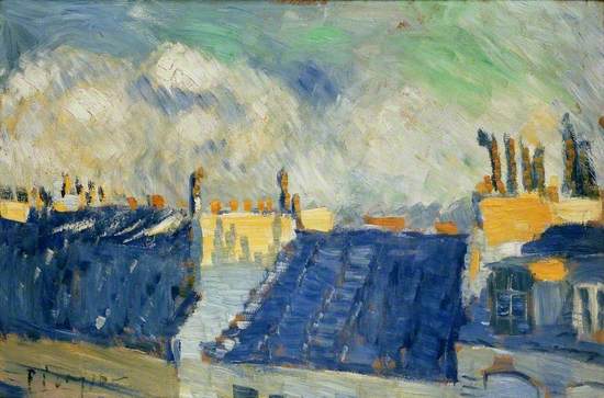 Blue Roofs, Paris