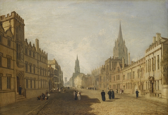 View of the High Street, Oxford