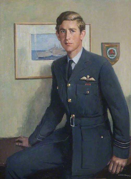 Charles III (b.1948), when HRH The Prince of Wales, as Flight Lieutenant