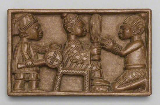 Mali Carving of Three Male Figures