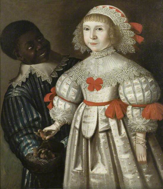 Supposed Portrait of Florence Smyth (b.1634), and an Unnamed Black Attendant