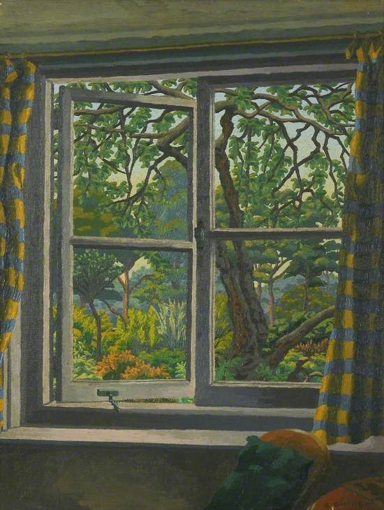 Through a Cottage Window, Shipley, Sussex