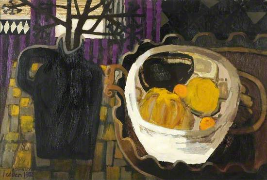 Still Life with a Black Pot