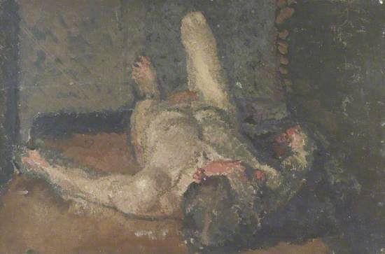 Foreshortened Male Nude