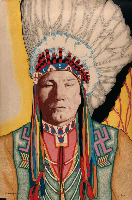 Yellowhead, a North American Indian Medicine Man Aged 40