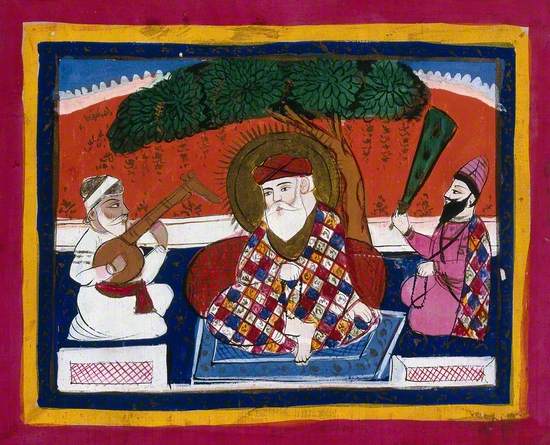 Page 101: Guru Nanak Attended by His Musician and Holy Man
