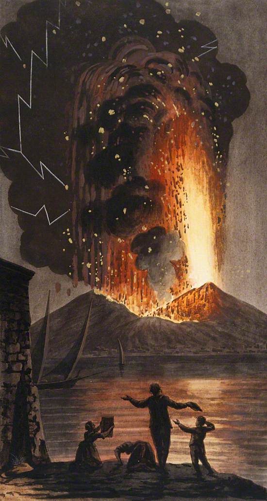 The Eruption of Mount Vesuvius on the Night of 8 August 1779