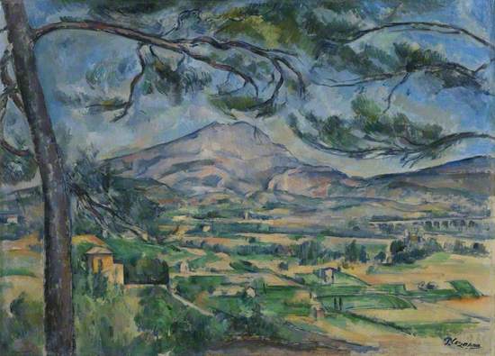 The Montagne Sainte-Victoire with Large Pine