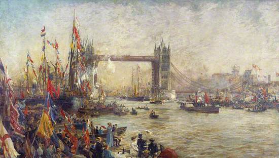 The Opening of Tower Bridge, London, 30 June 1894