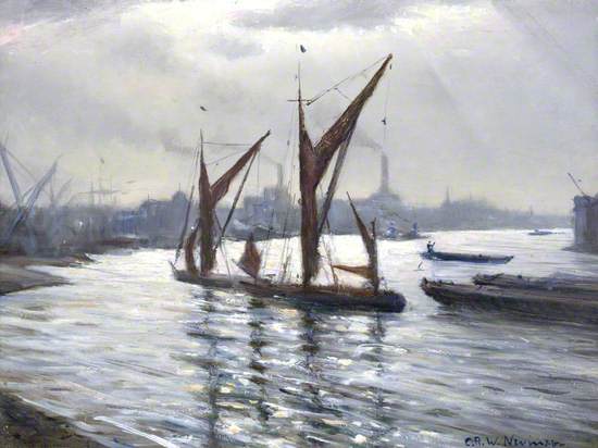 The Thames at Deptford, London