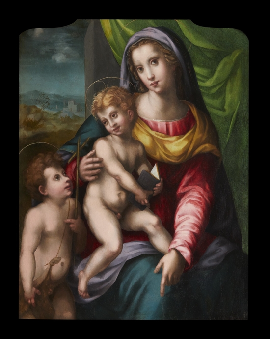 The Madonna and Child with the Infant Saint John the Baptist