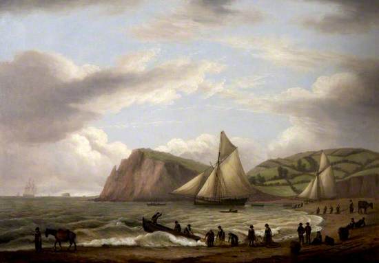 Fishing Boats in Teignmouth Harbour, Devon