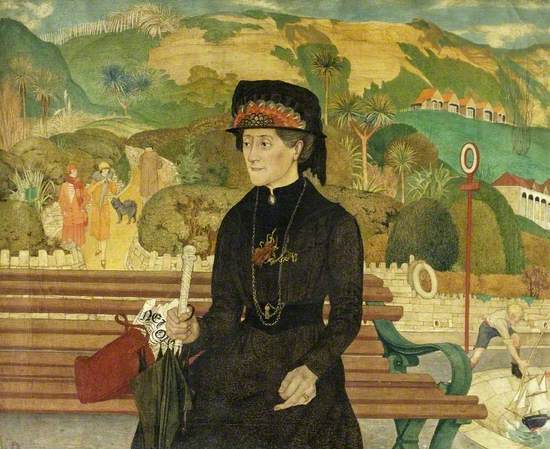 Miss Chaseley on the Undercliff