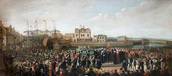 George IV Landing at Leith, 1822