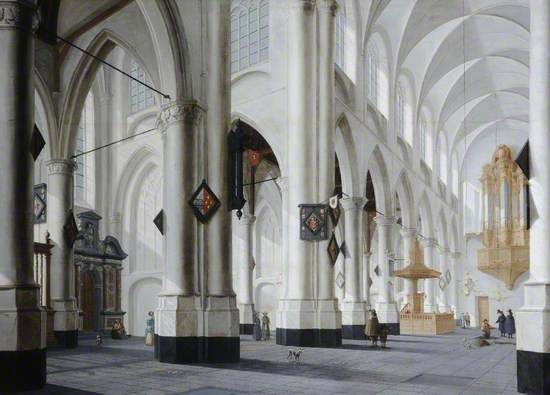 An Imaginary Dutch Church Interior