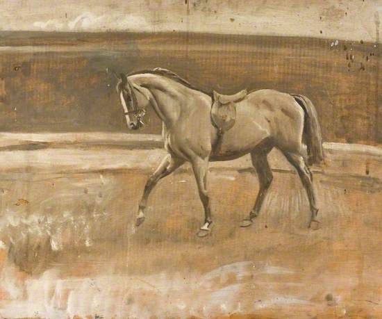 Grisaille Study of a Hunter
