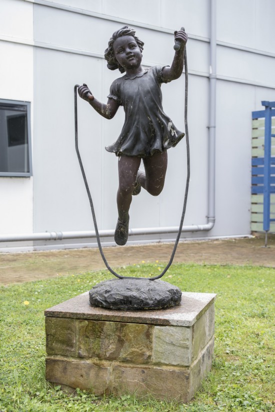 Girl Skipping