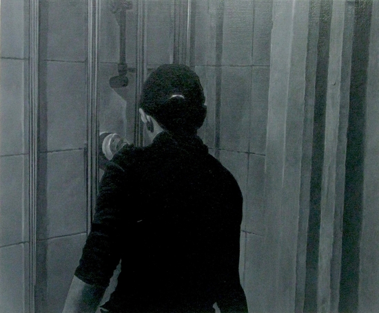 Fiona in the Bathroom