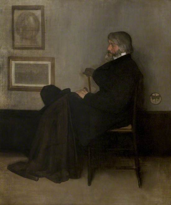 Arrangement in Grey and Black, No. 2: Portrait of Thomas Carlyle