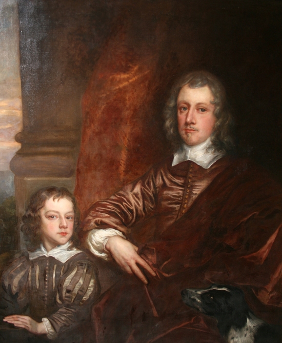 Sir Richard Fanshawe (1608–1666), with his son Richard Jr (1648–1659)
